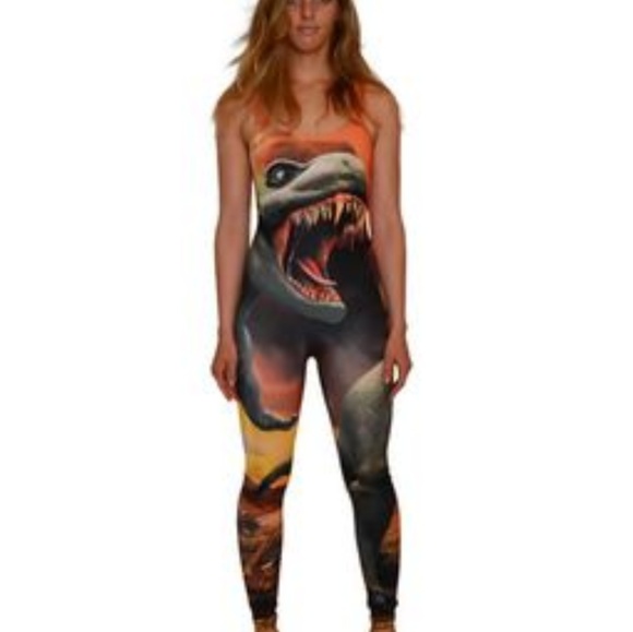 Trex dinosaur jumpsuit - Picture 4 of 4